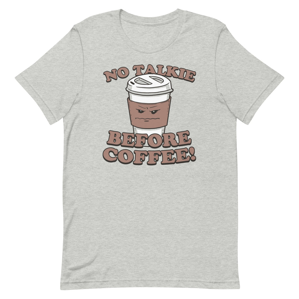 No Talkie Before Coffee! Men's Signature - Adult & Kids T-Shirts, Sweatshirts & Hoodies apparel design preview 1
