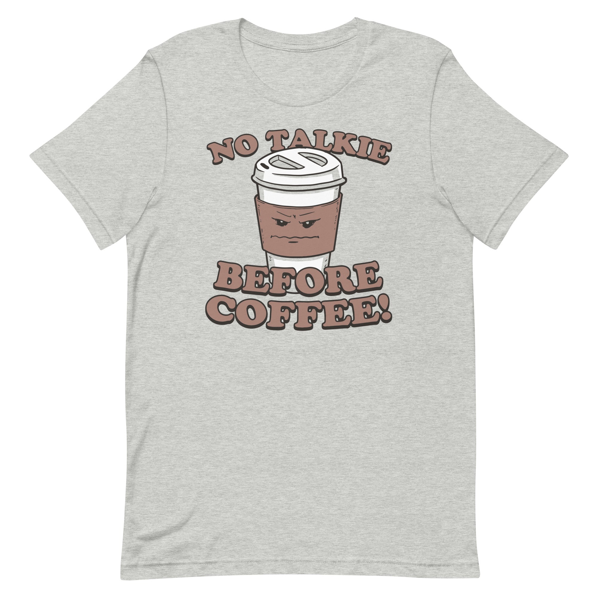 No Talkie Before Coffee! Men's Signature - Adult & Kids T-Shirts, Sweatshirts & Hoodies apparel design preview 1