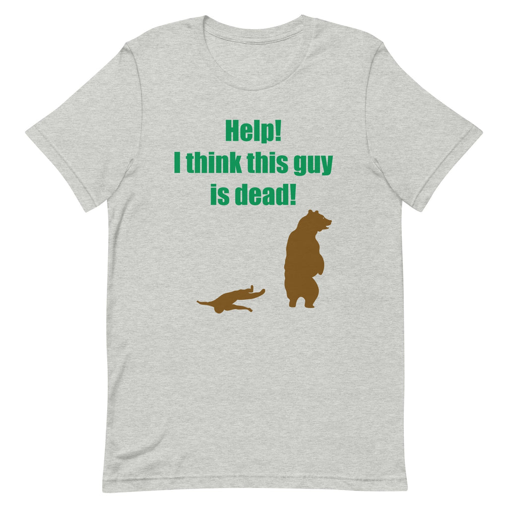 Help! I Think This Guy Is Dead! Men's Signature - Adult & Kids T-Shirts, Sweatshirts & Hoodies apparel design preview 1