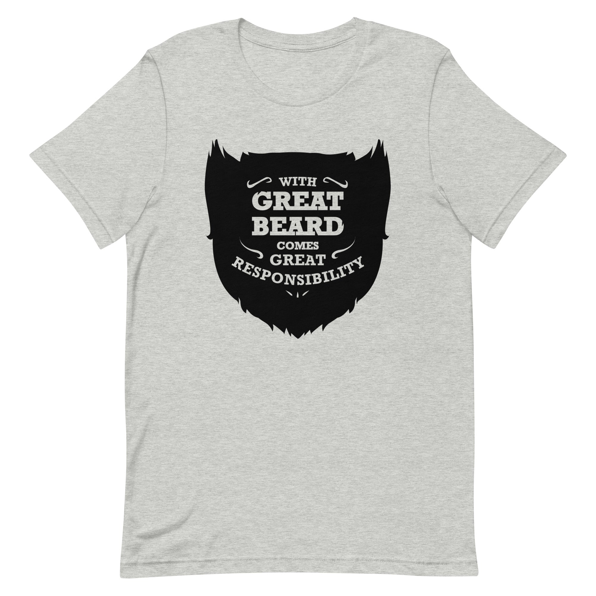 With Great Beard Comes Responsibility Men's Signature - Adult & Kids T-Shirts, Sweatshirts & Hoodies apparel design preview 1