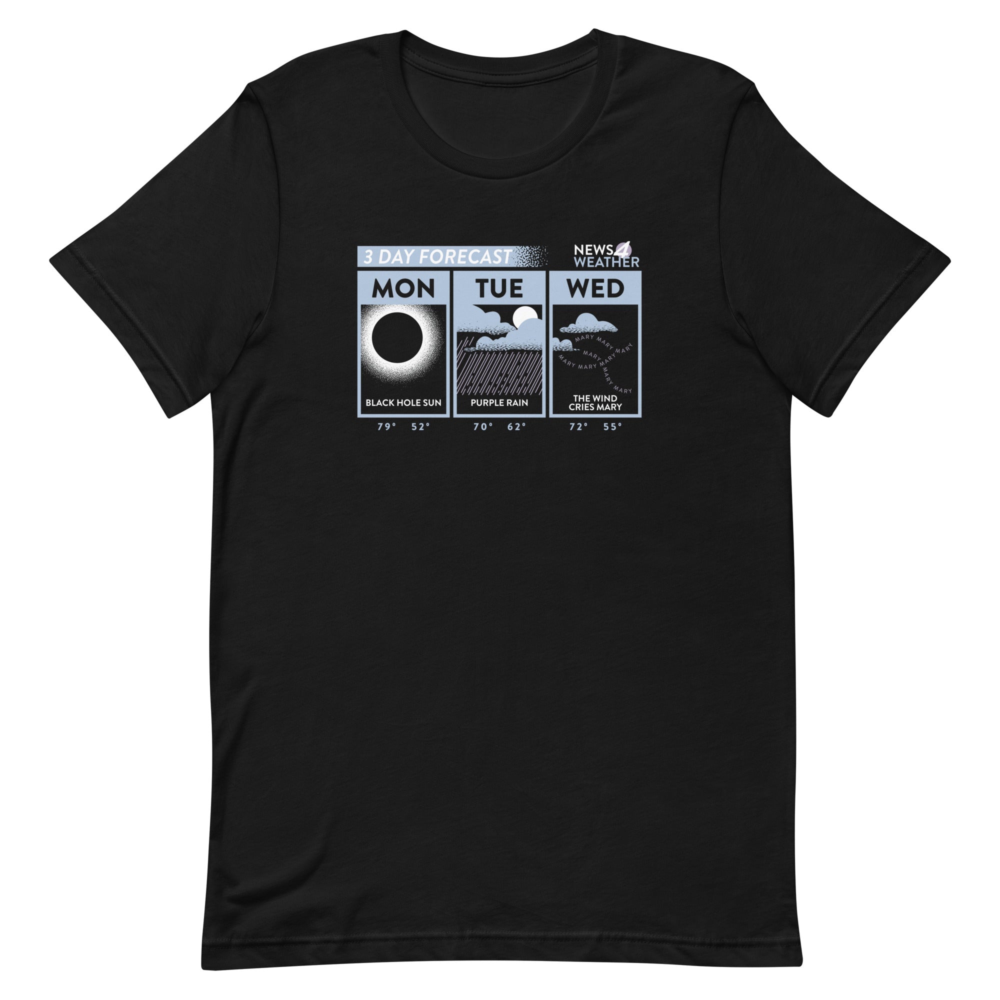 3 Day Forecast Men's Signature - Adult & Kids T-Shirts, Sweatshirts & Hoodies apparel design preview 1