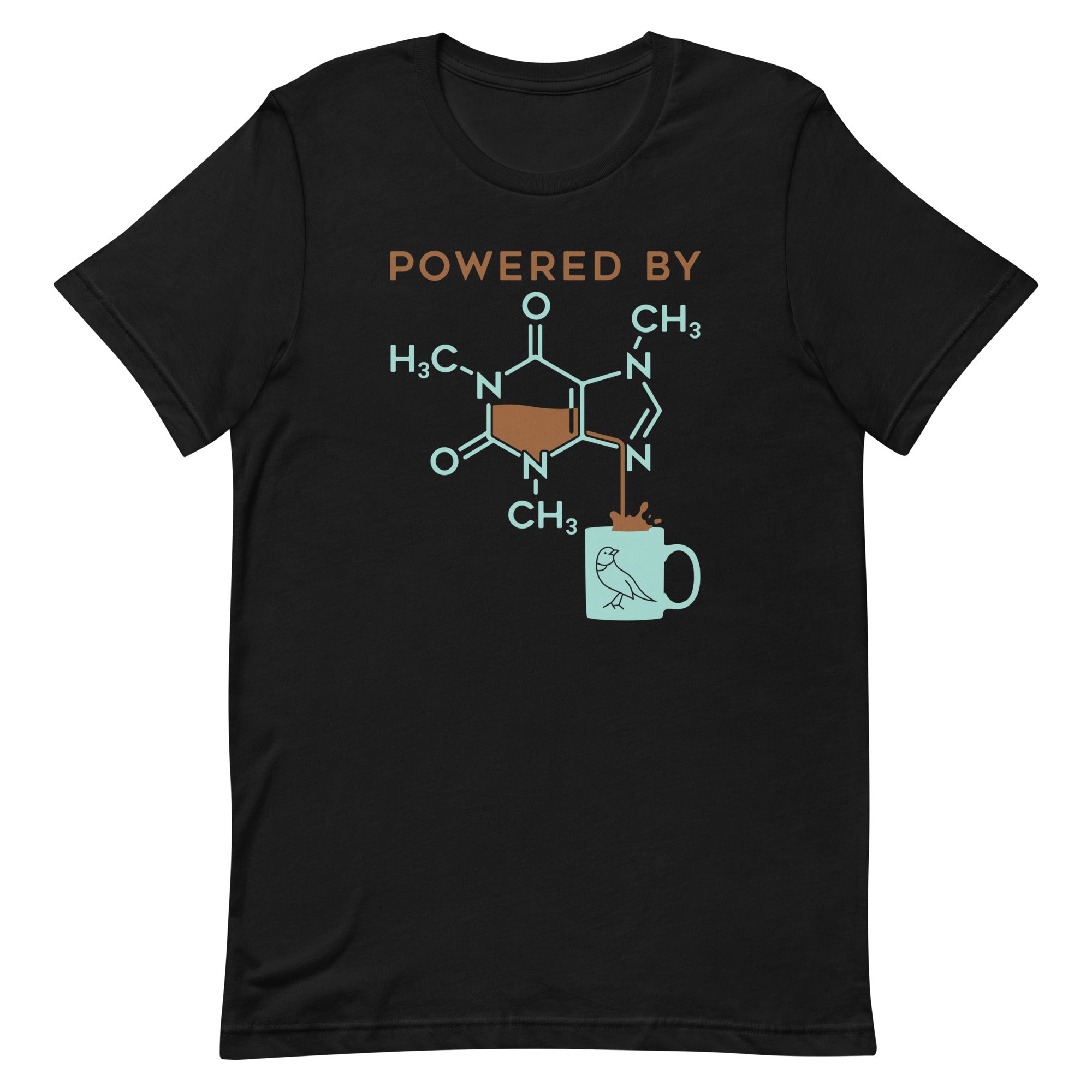 Powered By Caffeine Men's Signature - Adult & Kids T-Shirts, Sweatshirts & Hoodies apparel design preview 1