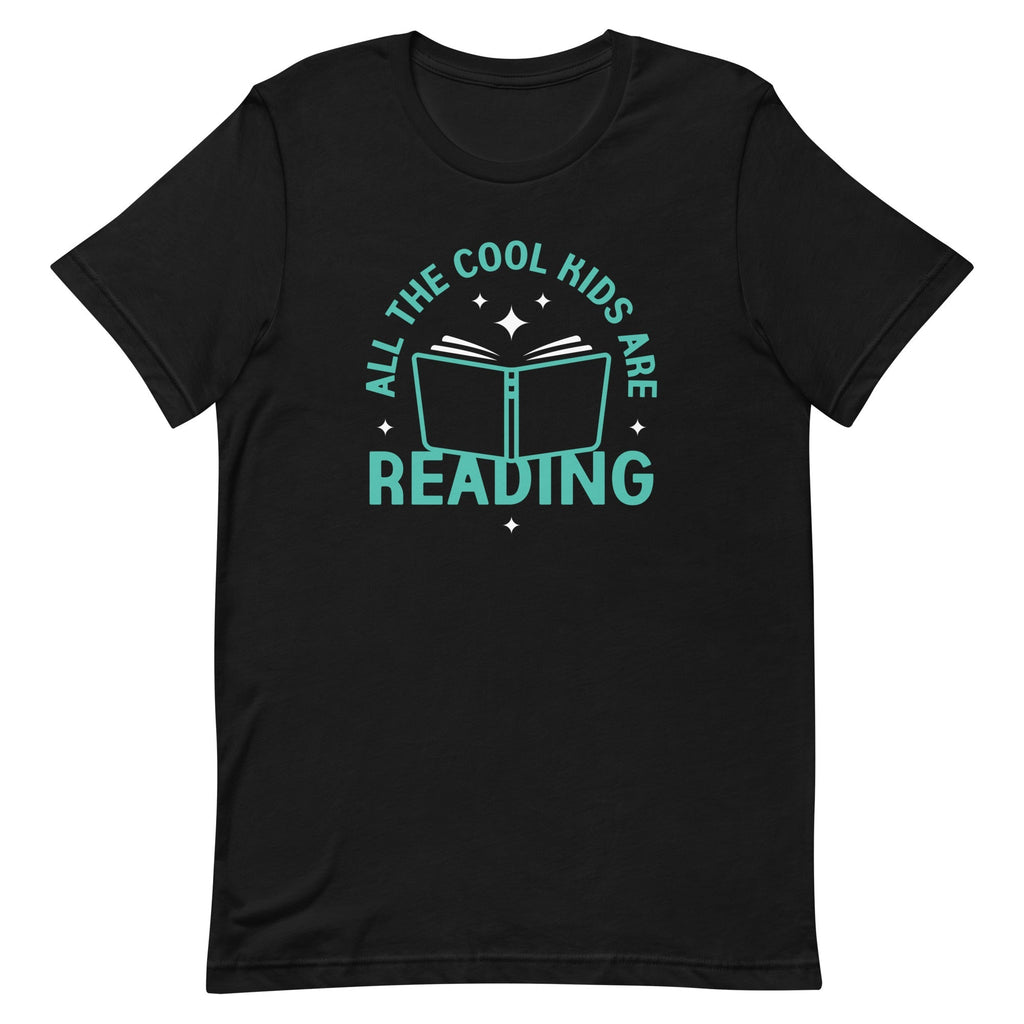 All The Cool Kids Are Reading Men's Signature - Adult & Kids T-Shirts, Sweatshirts & Hoodies apparel design preview 1