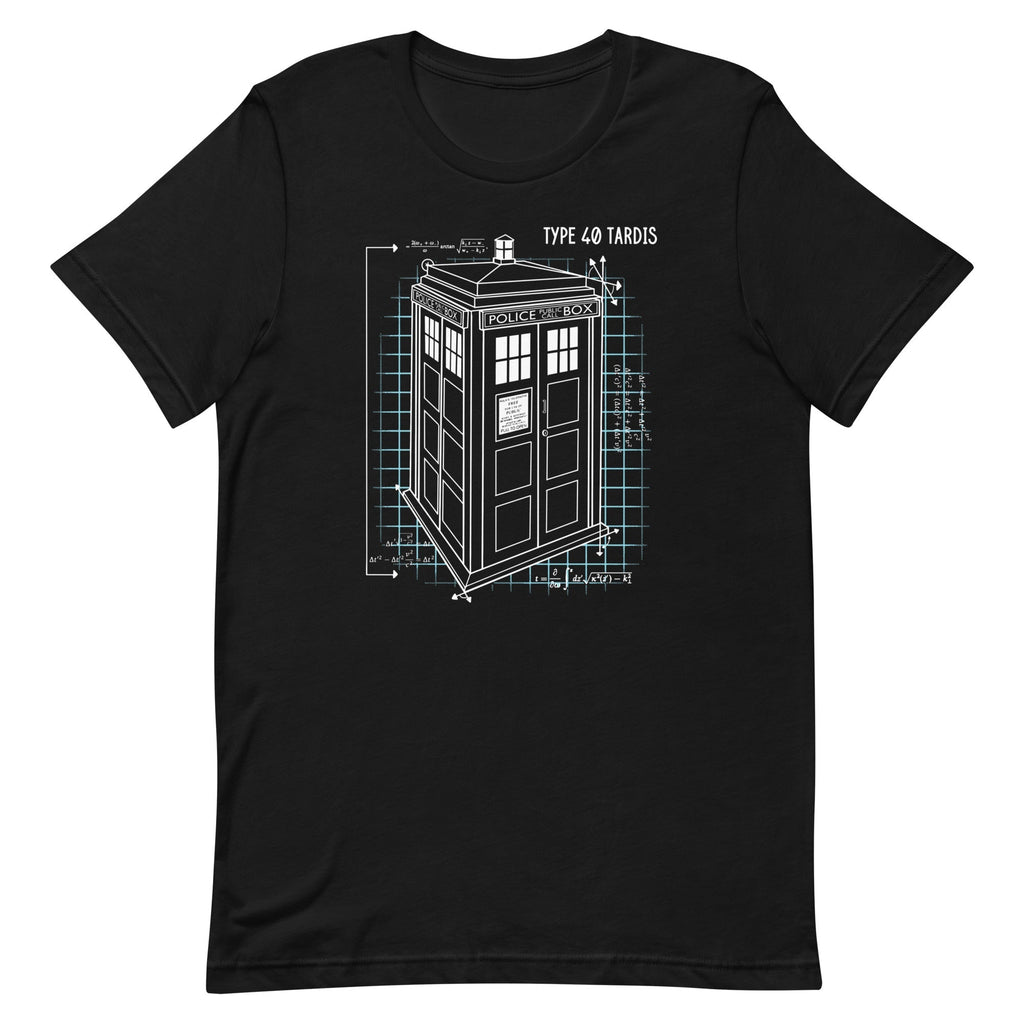 Type 40 Tardis Men's Signature - Adult & Kids T-Shirts, Sweatshirts & Hoodies apparel design preview 1