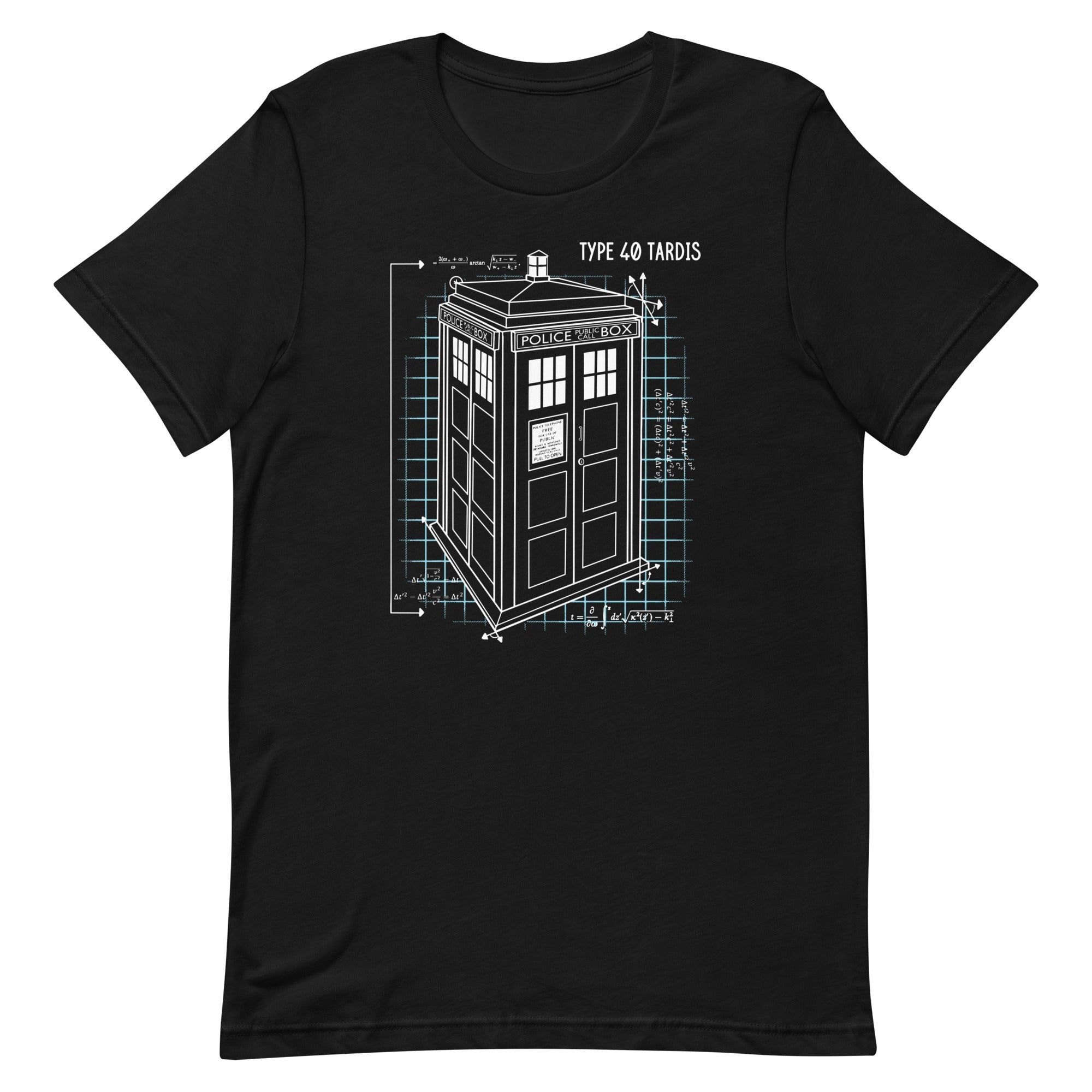 Type 40 Tardis Men's Signature - Adult & Kids T-Shirts, Sweatshirts & Hoodies apparel design preview 1