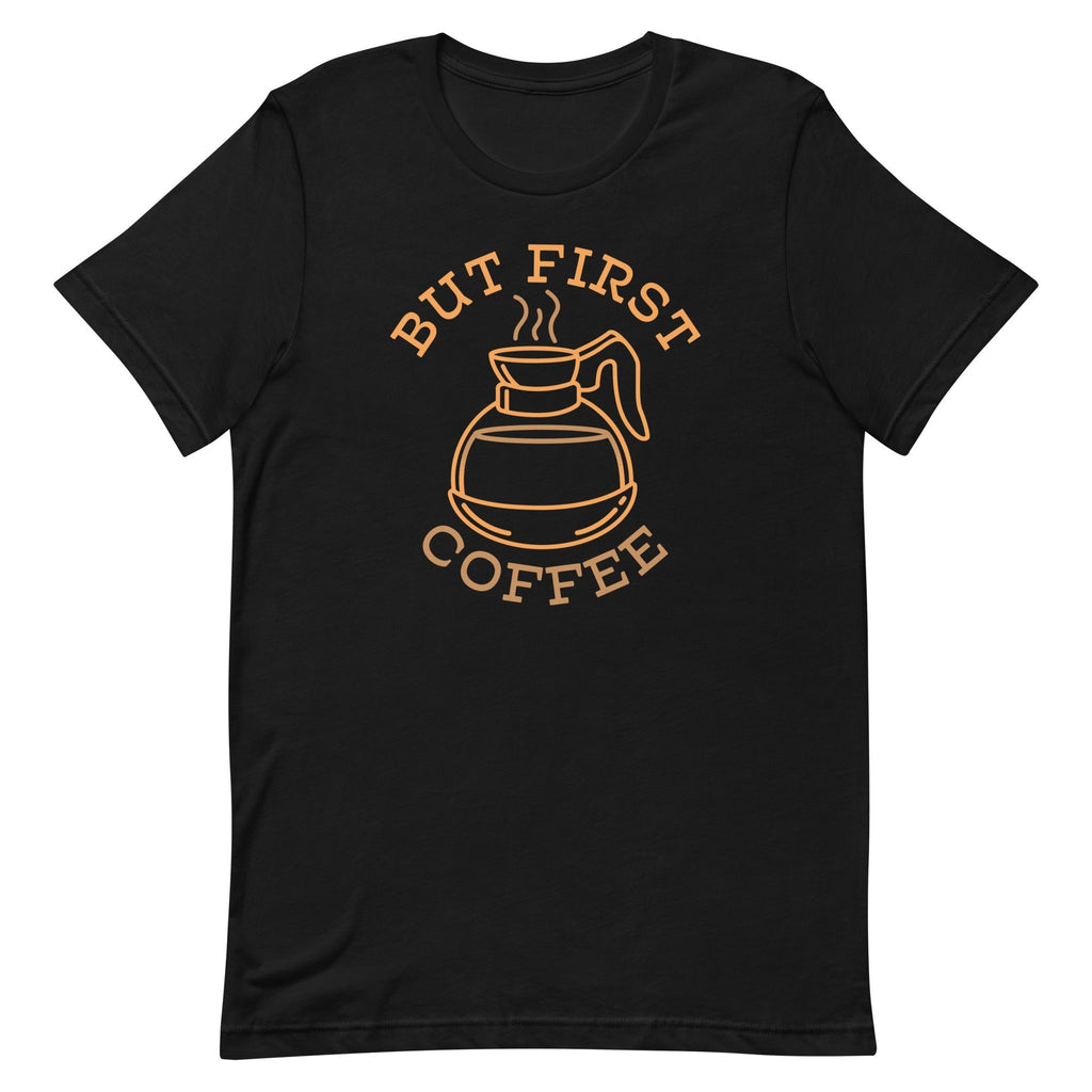 But First Coffee Men's Signature - Adult & Kids T-Shirts, Sweatshirts & Hoodies apparel design preview 1
