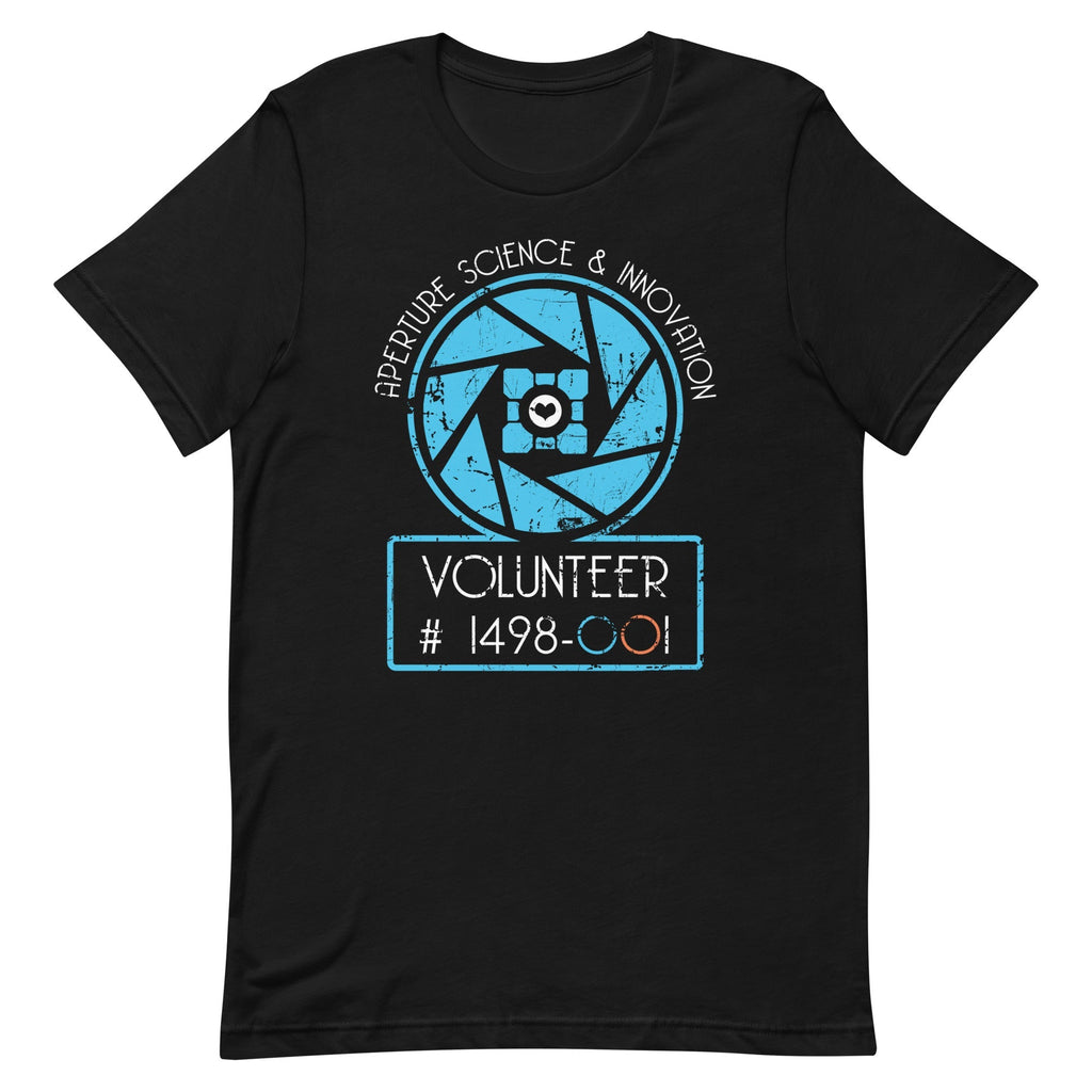 Aperture Science Volunteer Men's Signature - Adult & Kids T-Shirts, Sweatshirts & Hoodies apparel design preview 1