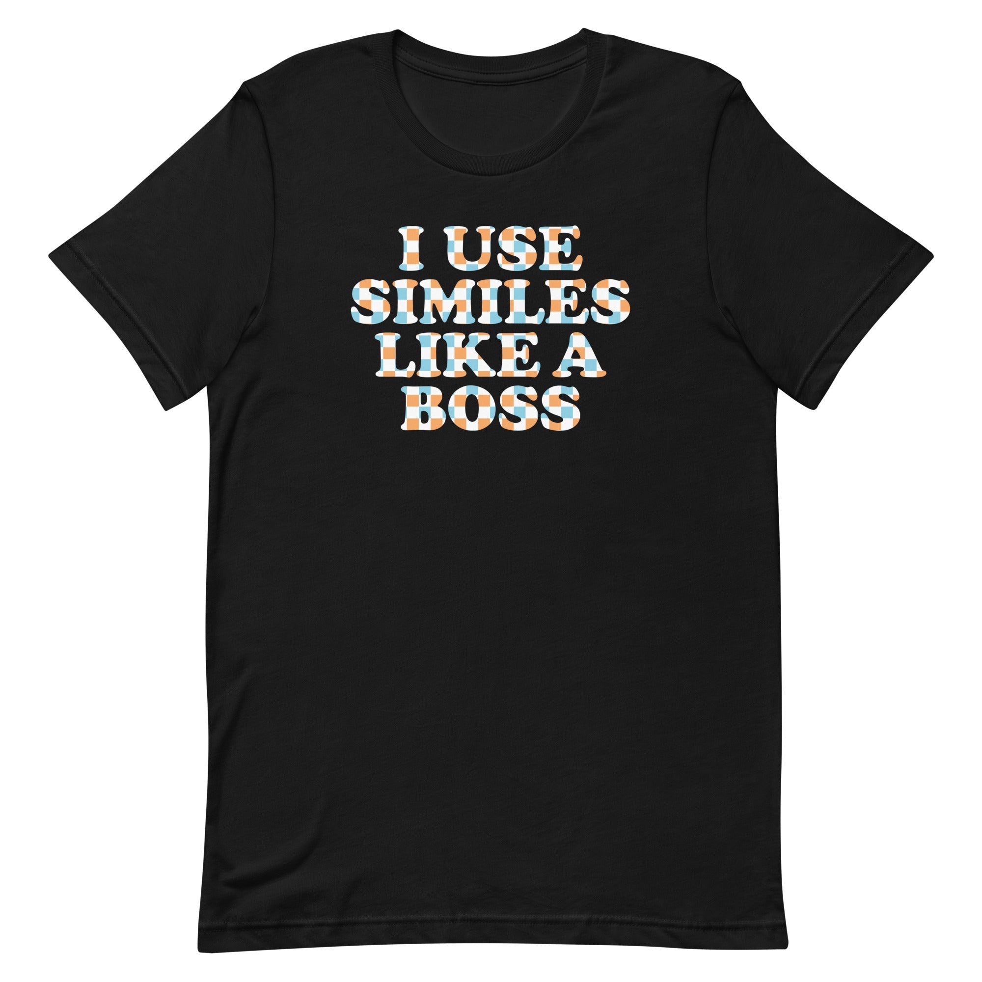 I Use Similes Like A Boss Men's Signature - Adult & Kids T-Shirts, Sweatshirts & Hoodies apparel design preview 1