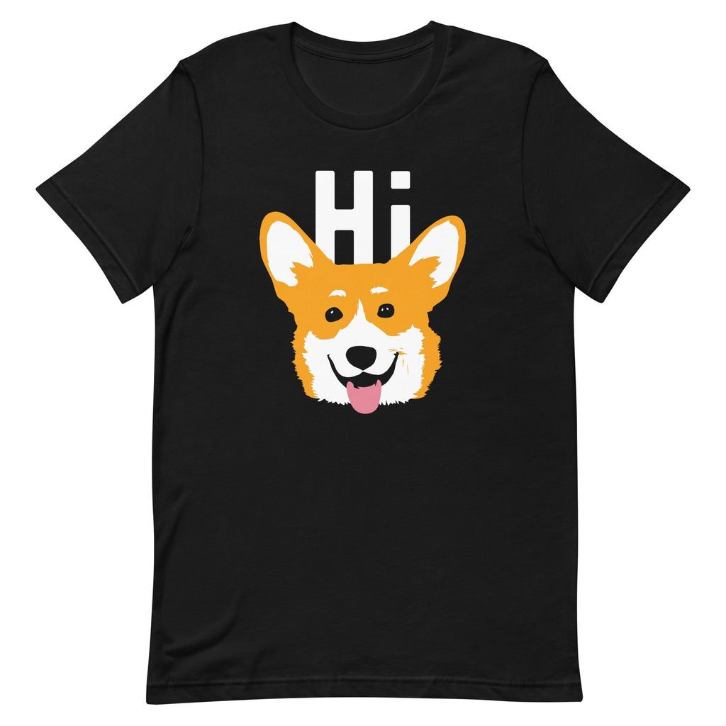 Hi Corgi Men's Signature - Adult & Kids T-Shirts, Sweatshirts & Hoodies apparel design preview 1
