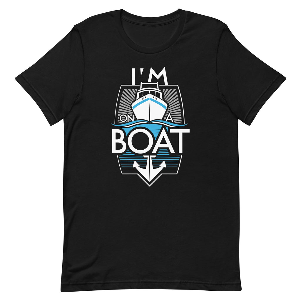 I'm On A Boat Men's Signature - Adult & Kids T-Shirts, Sweatshirts & Hoodies apparel design preview 1