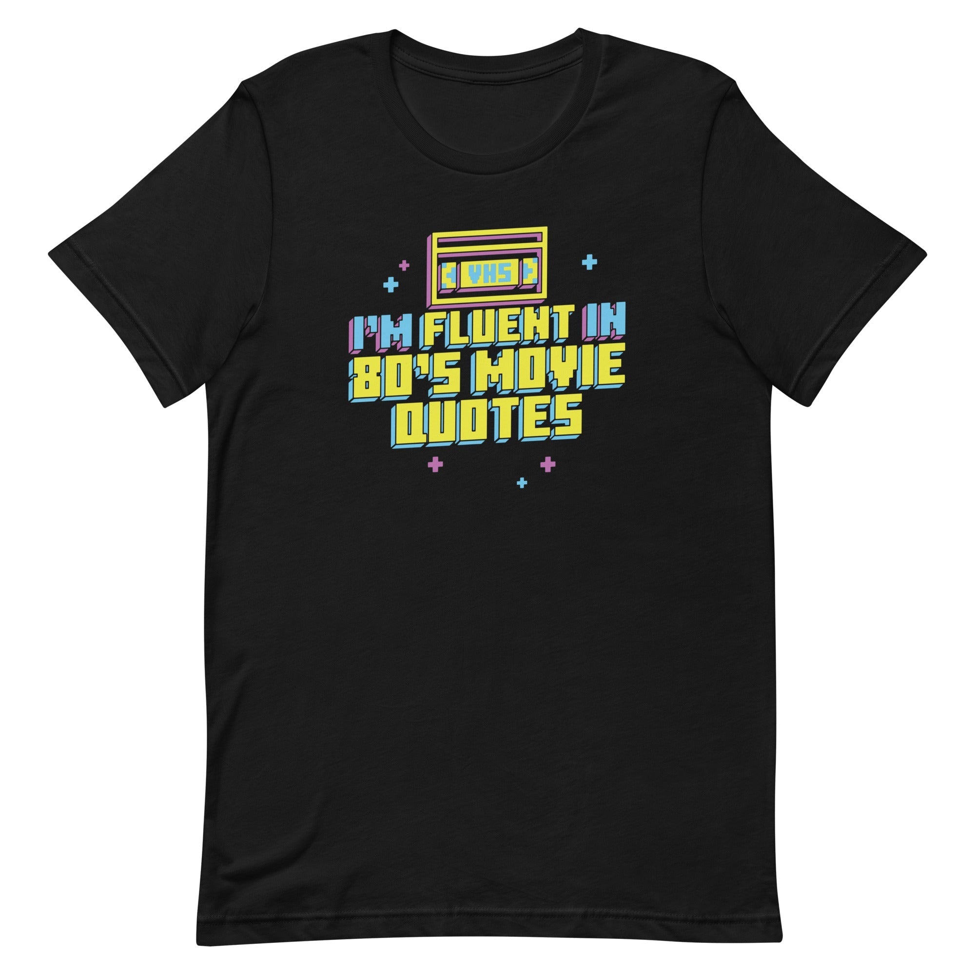 I'm Fluent In 80's Movie Quotes Men's Signature - Adult & Kids T-Shirts, Sweatshirts & Hoodies apparel design preview 1