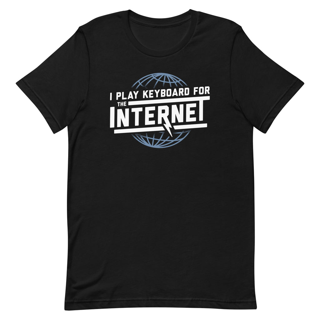 I Play Keyboard For The Internet Men's Signature - Adult & Kids T-Shirts, Sweatshirts & Hoodies apparel design preview 1