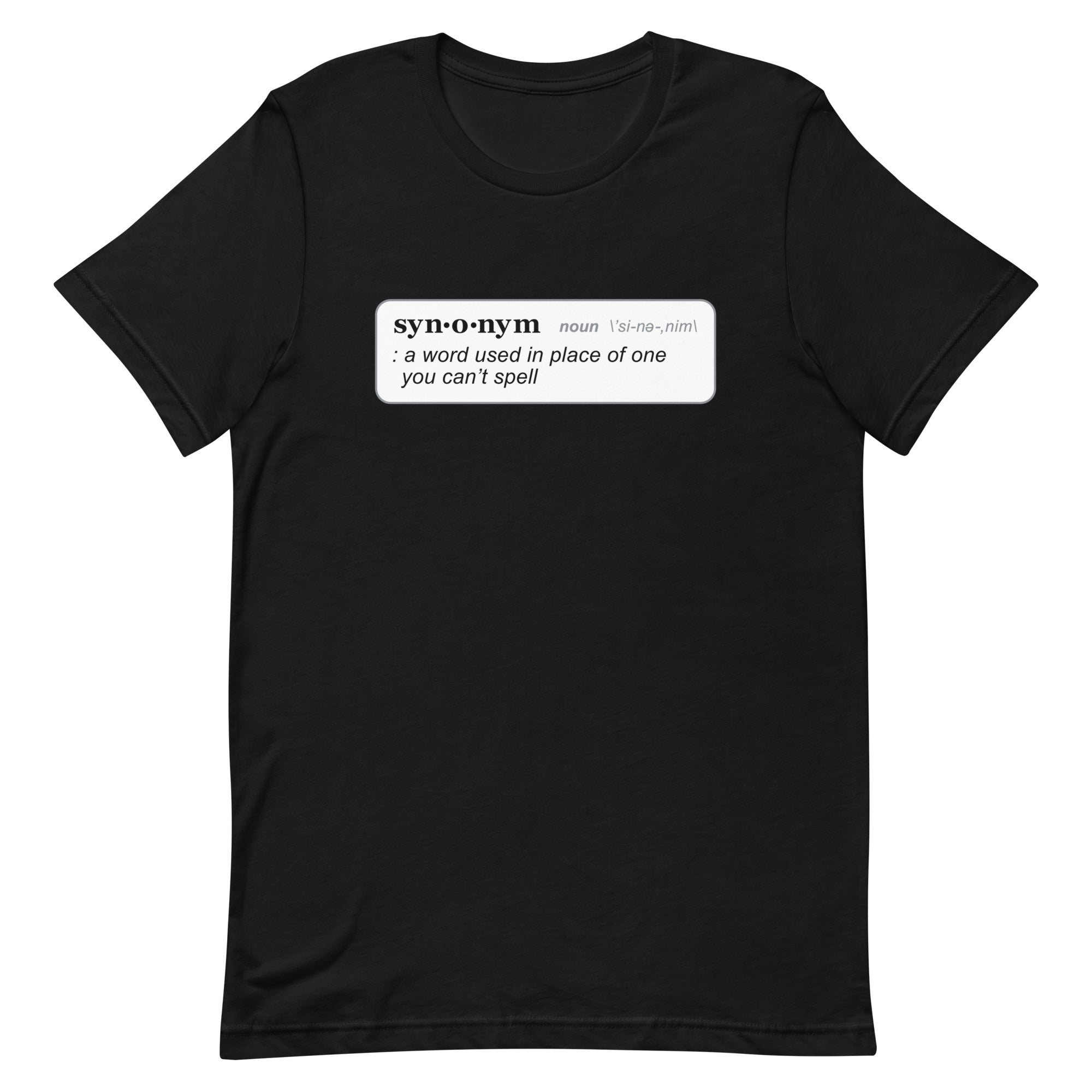 Synonym Definition Men's Signature - Adult & Kids T-Shirts, Sweatshirts & Hoodies apparel design preview 1