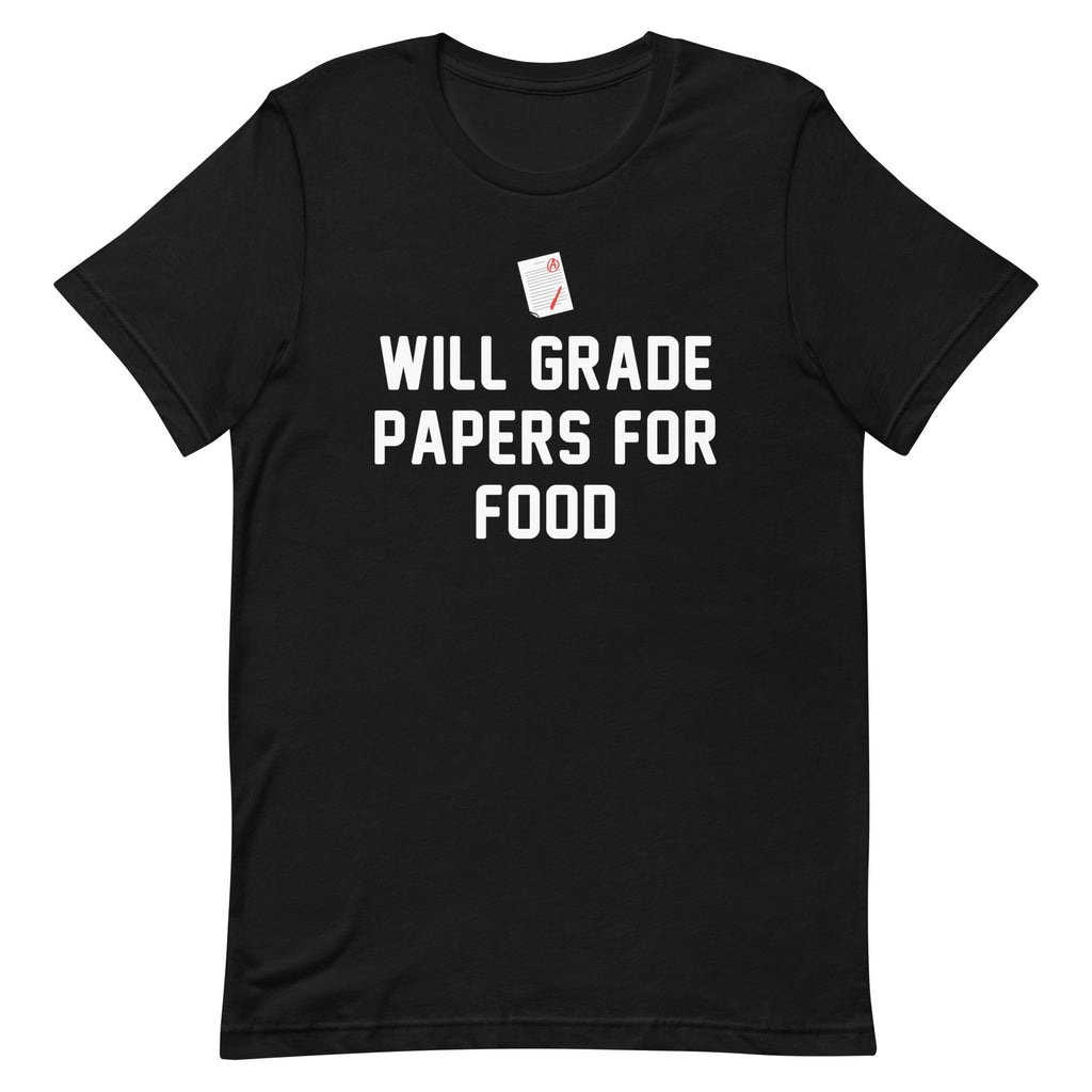 Will Grade Papers For Food Men's Signature - Adult & Kids T-Shirts, Sweatshirts & Hoodies apparel design preview 1