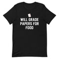 Will Grade Papers For Food Men's Signature - Adult & Kids T-Shirts, Sweatshirts & Hoodies apparel design preview 1