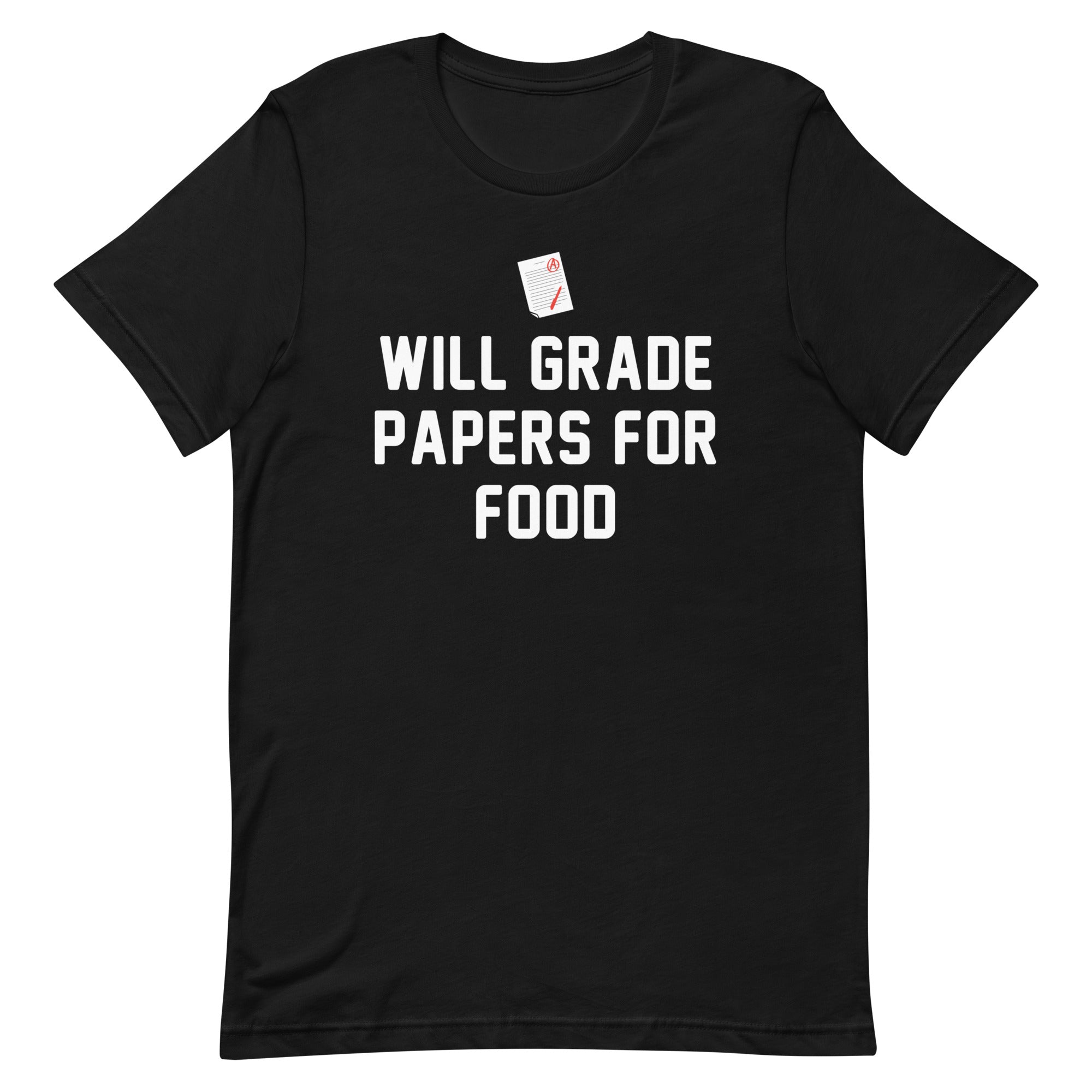 Will Grade Papers For Food Men's Signature - Adult & Kids T-Shirts, Sweatshirts & Hoodies apparel design preview 1