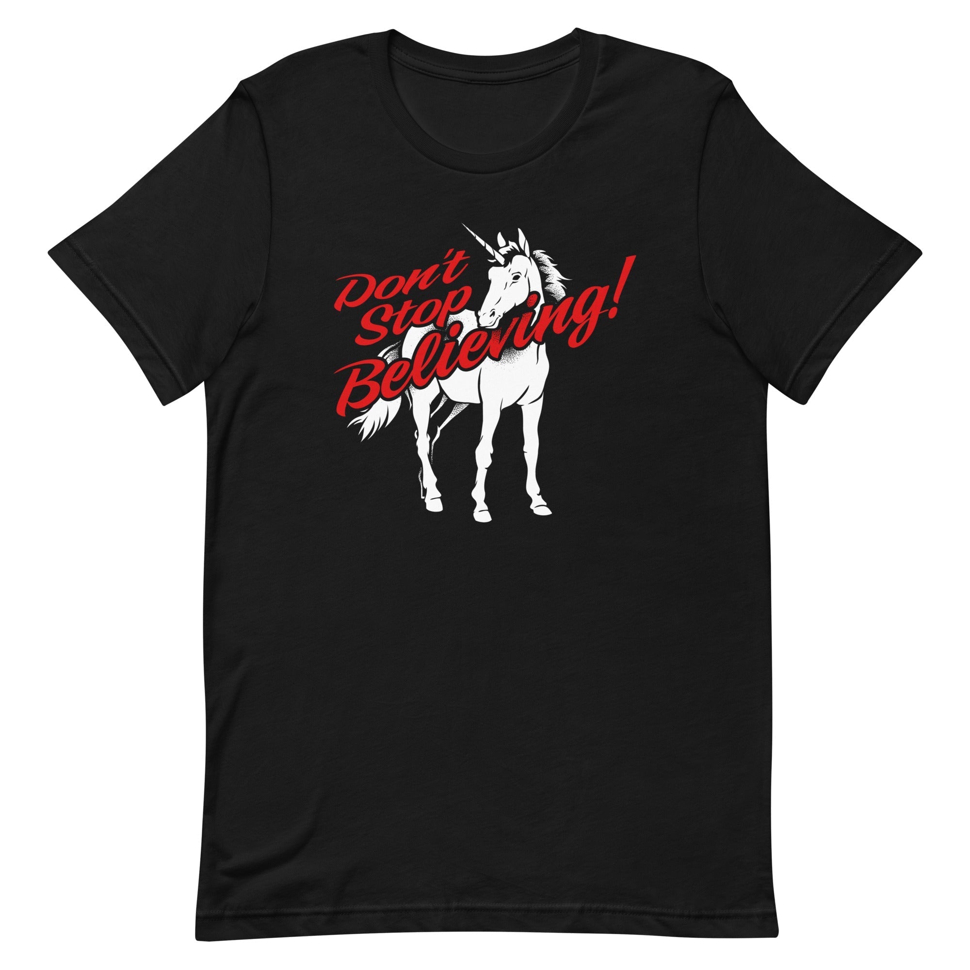 Don't Stop Believing Unicorn Men's Signature - Adult & Kids T-Shirts, Sweatshirts & Hoodies apparel design preview 1