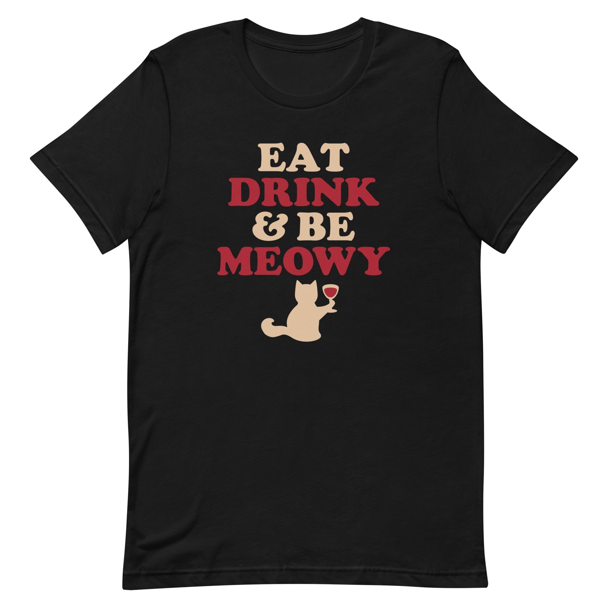 Eat Drink Be Meowy Men's Signature - Adult & Kids T-Shirts, Sweatshirts & Hoodies apparel design preview 1