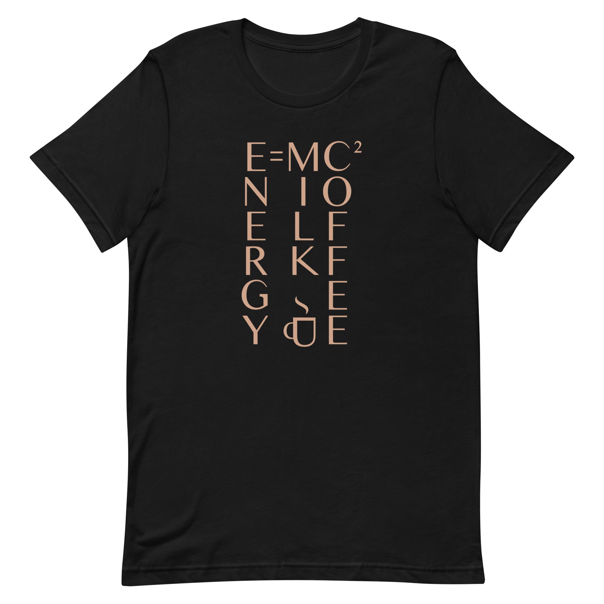 Energy Equals Milk Times Coffee Squared Men's - Adult & Kids T-Shirts, Sweatshirts & Hoodies apparel design preview 1