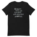 Beware; For I Am Fearless, And Therefore Powerful - Adult & Kids T-Shirts, Sweatshirts & Hoodies apparel design preview 1
