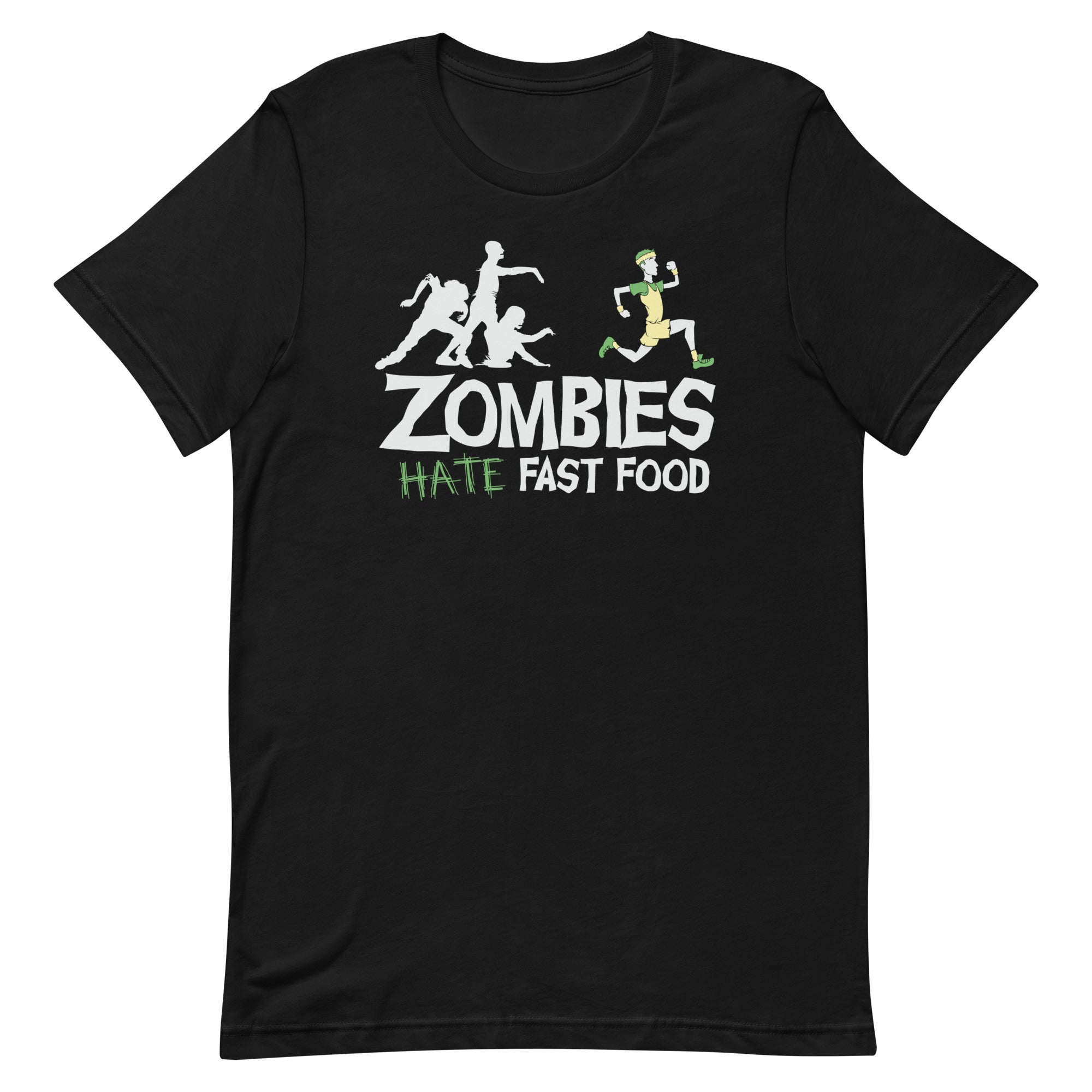 Zombies Hate Fast Food Men's Signature - Adult & Kids T-Shirts, Sweatshirts & Hoodies apparel design preview 1