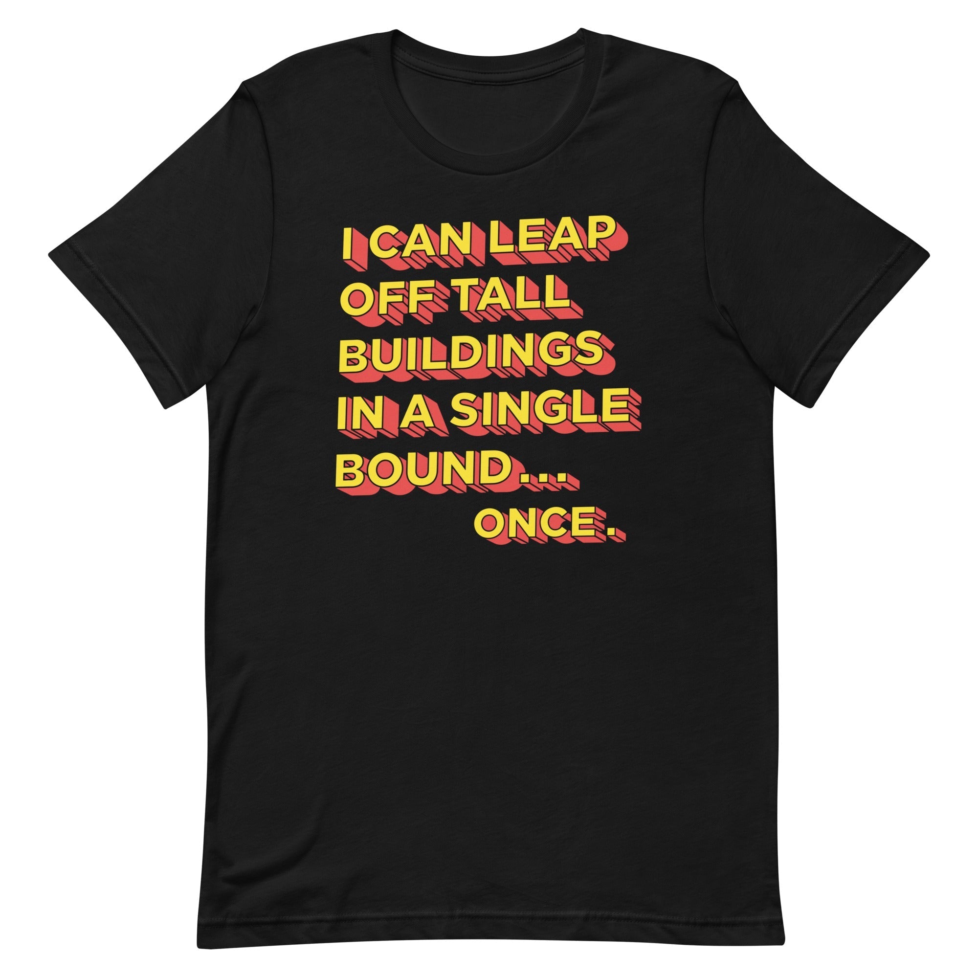 Tall Buildings In A Single Bound Men's Signature - Adult & Kids T-Shirts, Sweatshirts & Hoodies apparel design preview 1