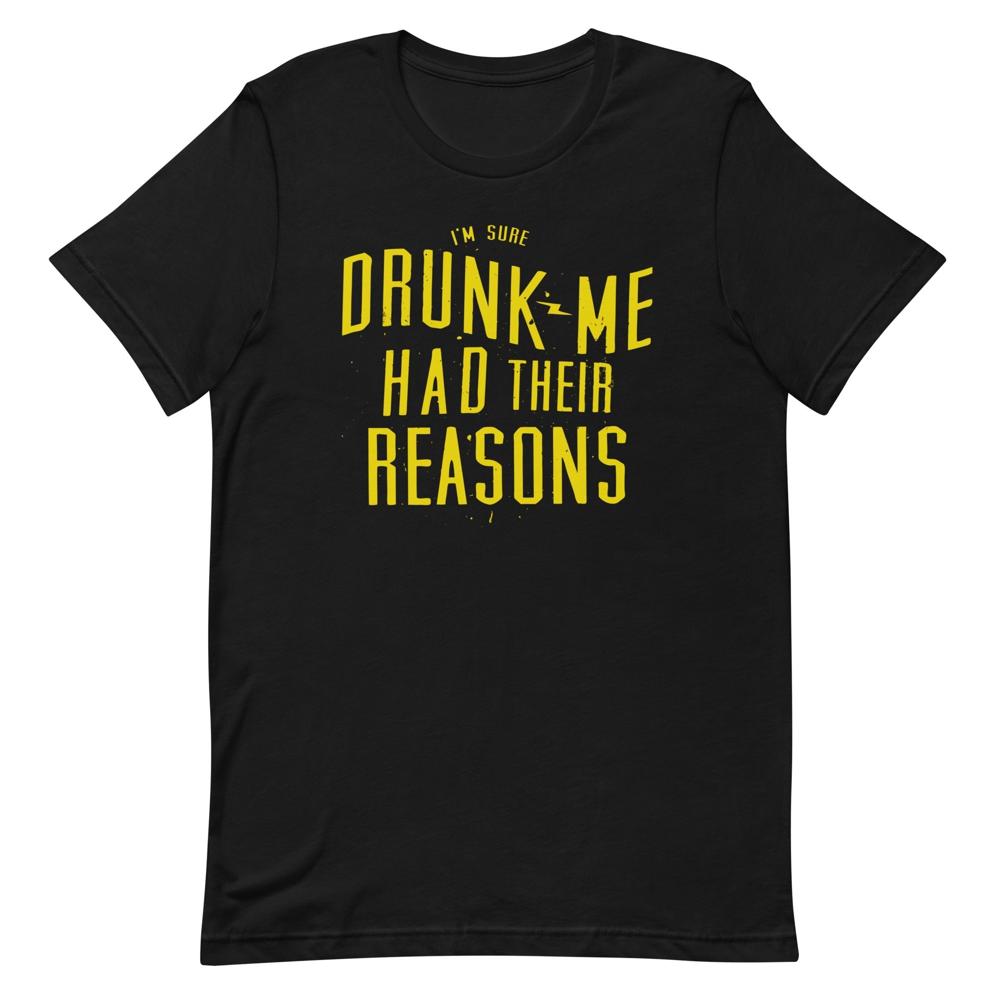 Drunk Me Had Their Reasons Men's Signature - Adult & Kids T-Shirts, Sweatshirts & Hoodies apparel design preview 1
