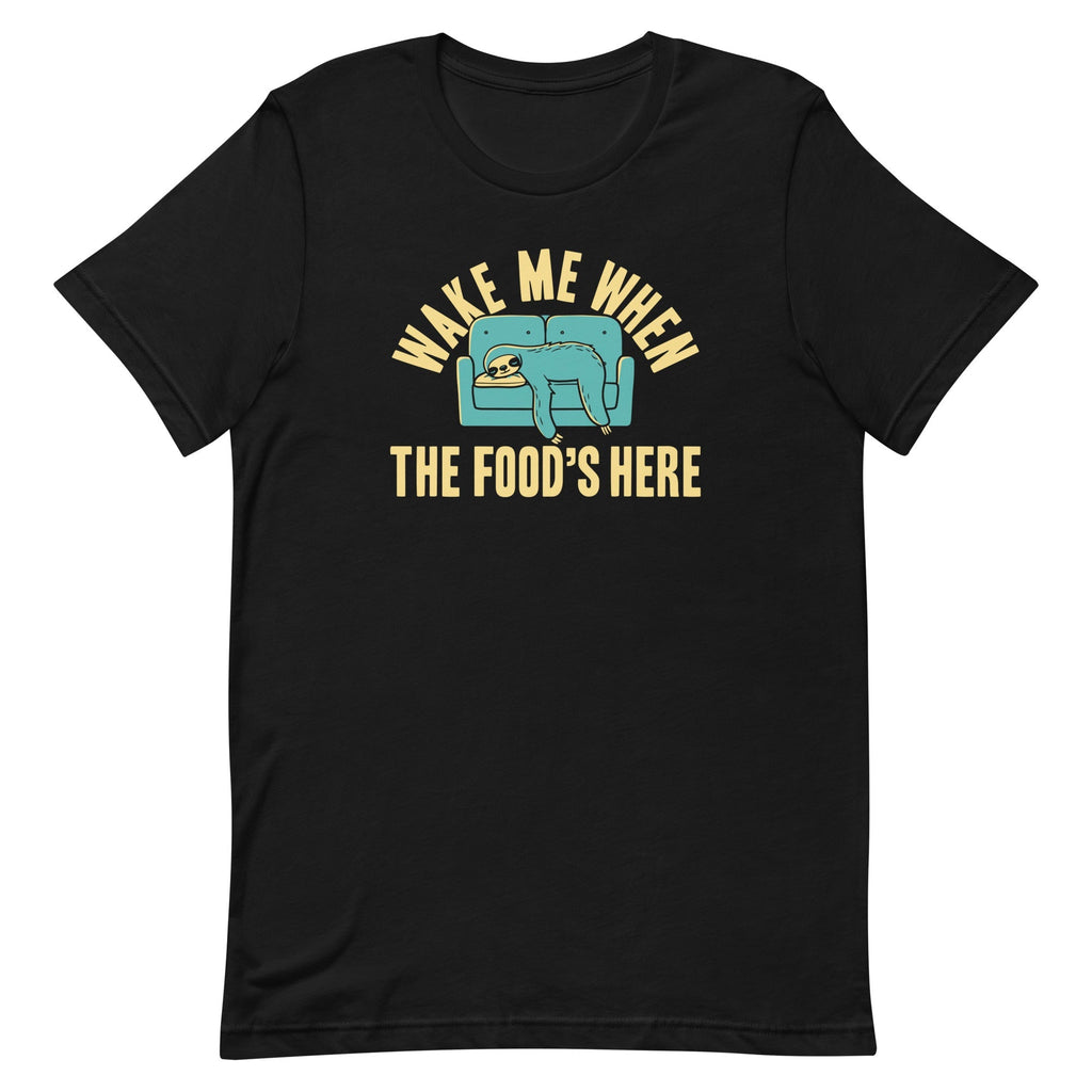 Wake Me When The Food's Here Men's Signature - Adult & Kids T-Shirts, Sweatshirts & Hoodies apparel design preview 1