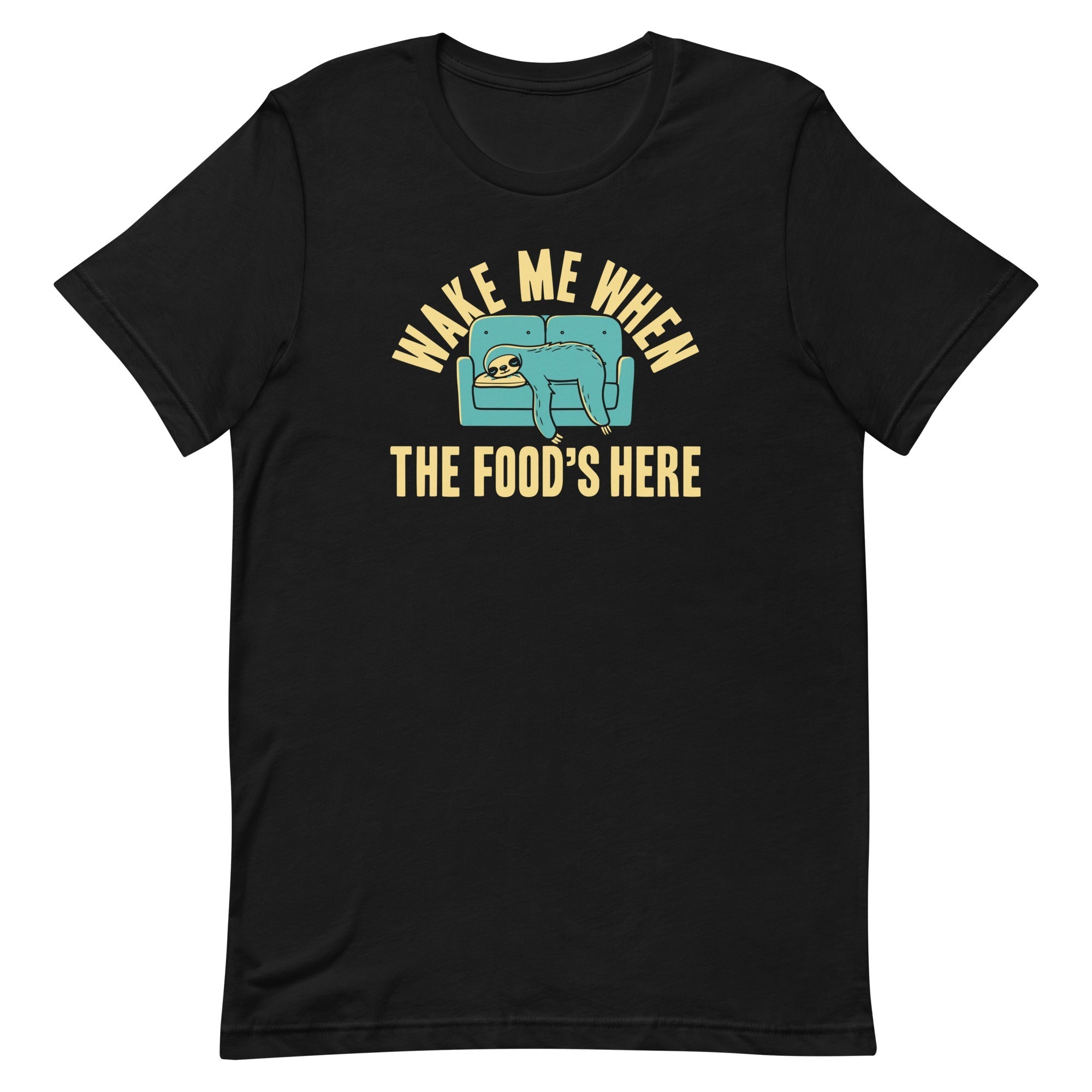 Wake Me When The Food's Here Men's Signature - Adult & Kids T-Shirts, Sweatshirts & Hoodies apparel design preview 1