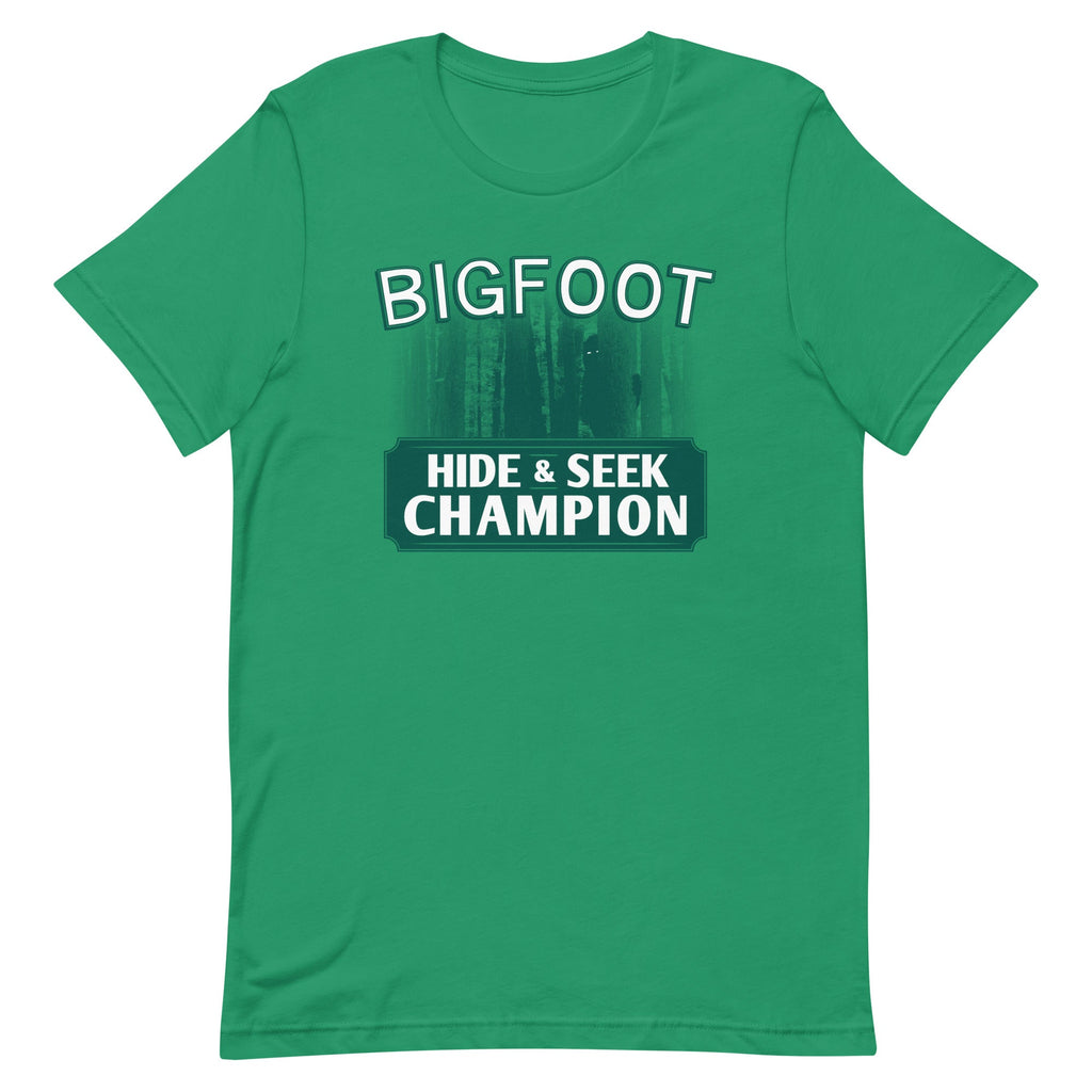 Bigfoot Hide And Seek Champion Men's Signature - Adult & Kids T-Shirts, Sweatshirts & Hoodies apparel design preview 1