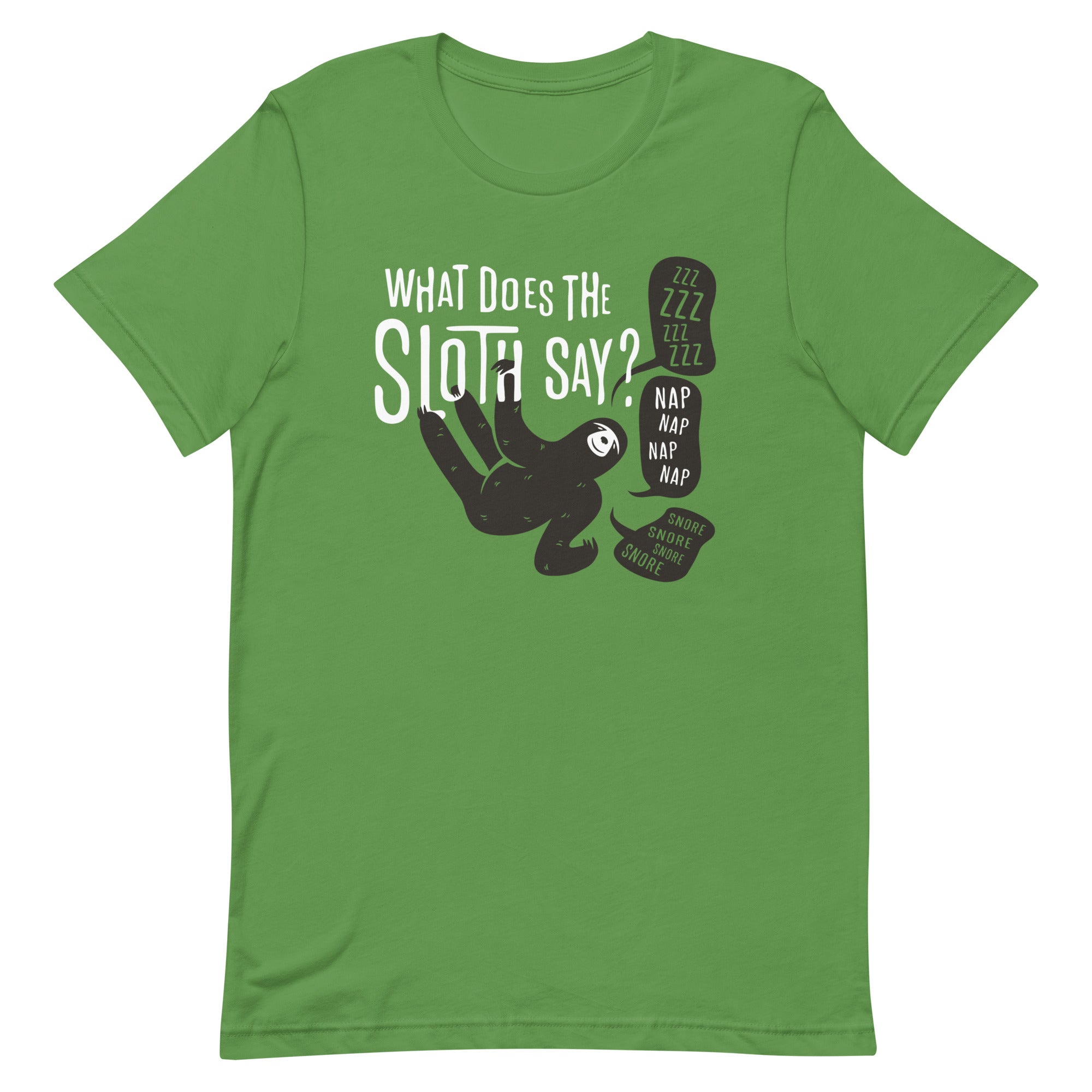 What Does The Sloth Say? Men's Signature - Adult & Kids T-Shirts, Sweatshirts & Hoodies apparel design preview 1