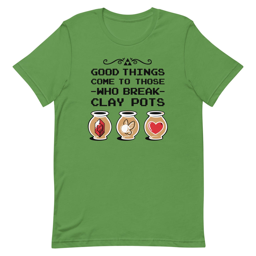 Good Things Come To Those Who Break Clay Pots Men's - Adult & Kids T-Shirts, Sweatshirts & Hoodies apparel design preview 1