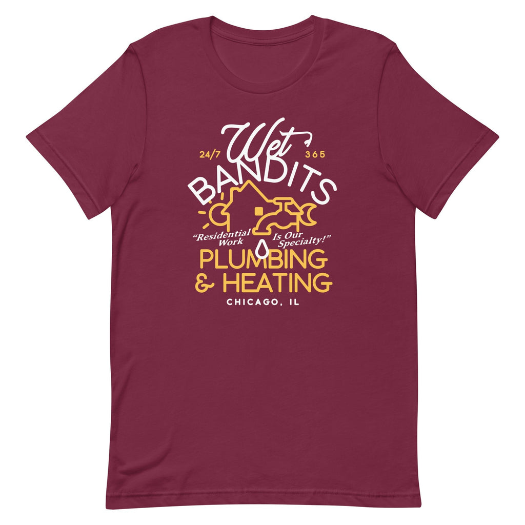 Wet Bandits Plumbing Heating Men's Signature - Adult & Kids T-Shirts, Sweatshirts & Hoodies apparel design preview 1