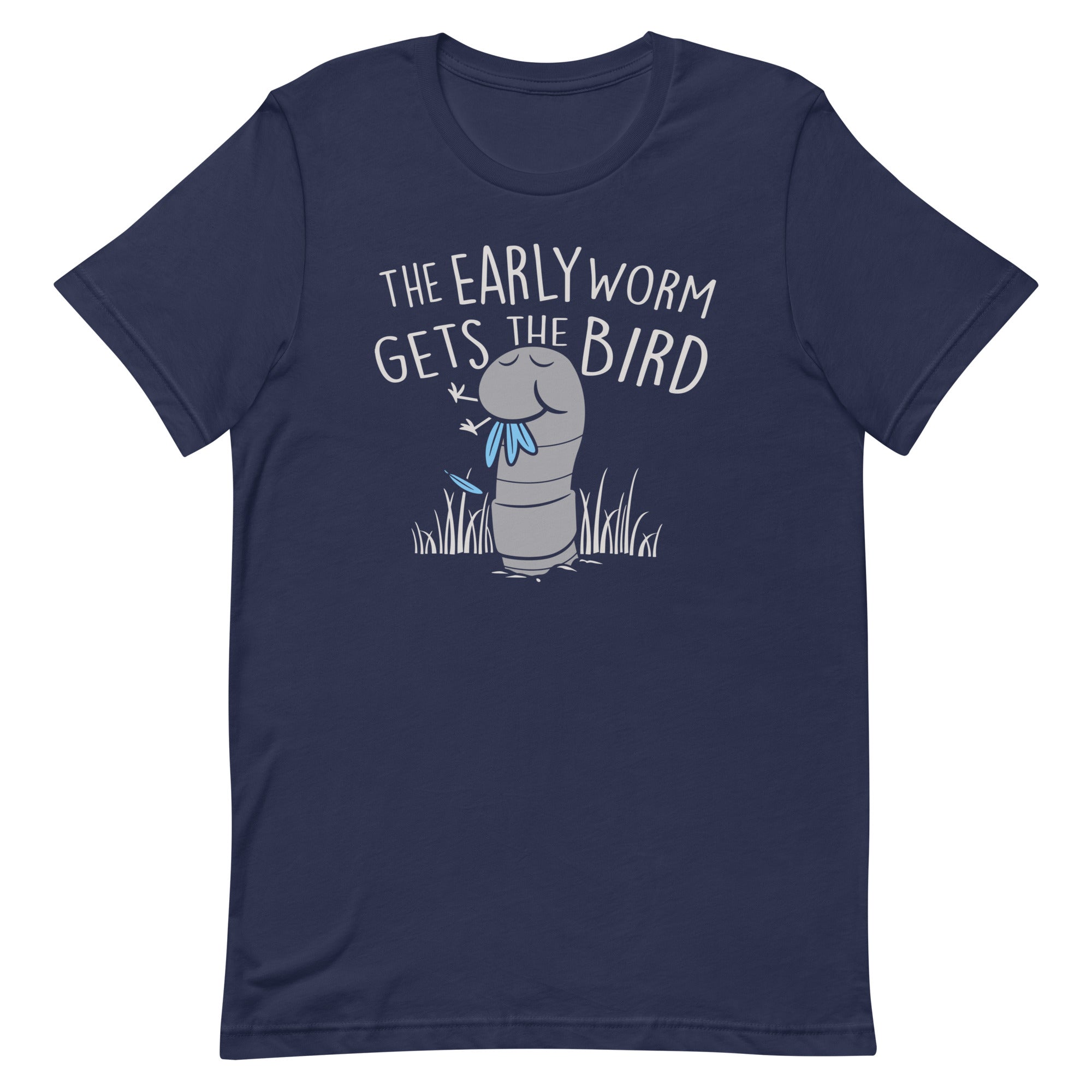 The Early Worm Gets Bird Men's Signature - Adult & Kids T-Shirts, Sweatshirts & Hoodies apparel design preview 1