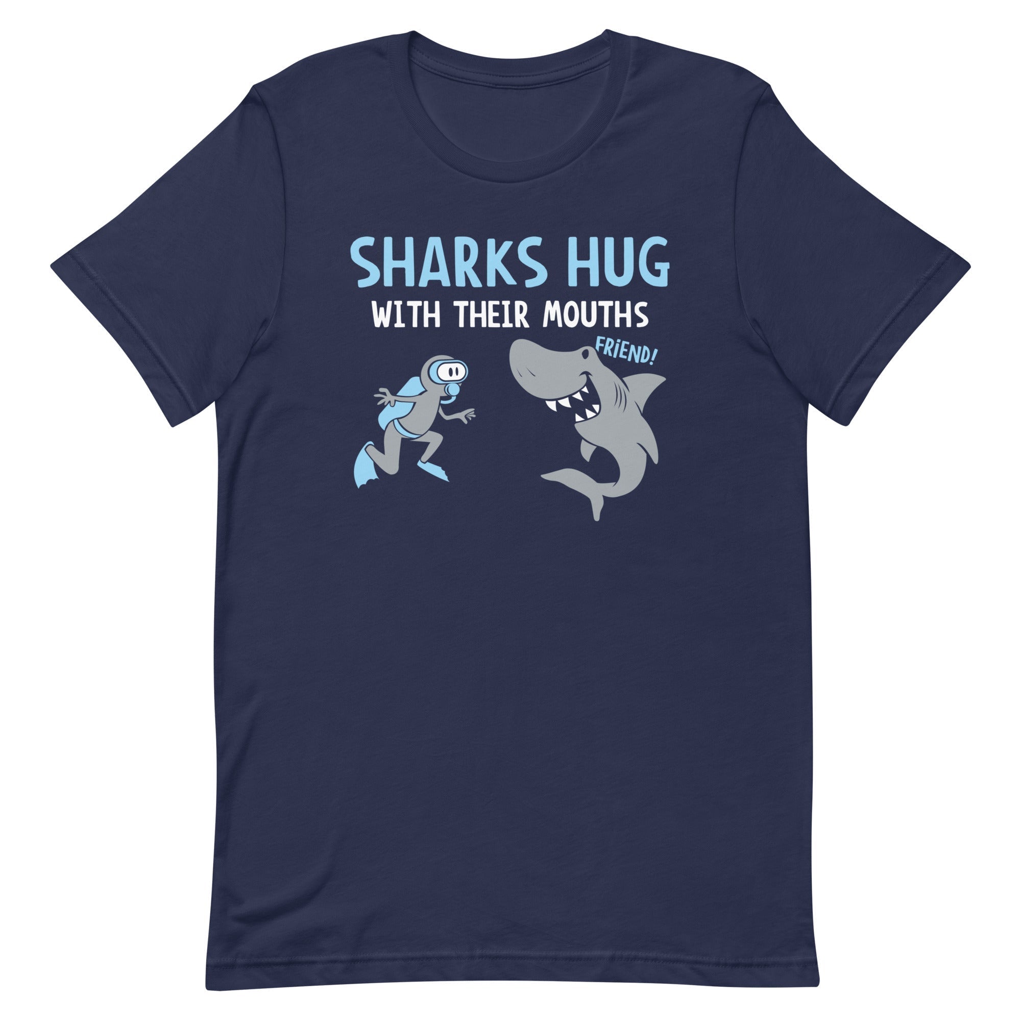 Sharks Hug With Their Mouths Men's Signature - Adult & Kids T-Shirts, Sweatshirts & Hoodies apparel design preview 1