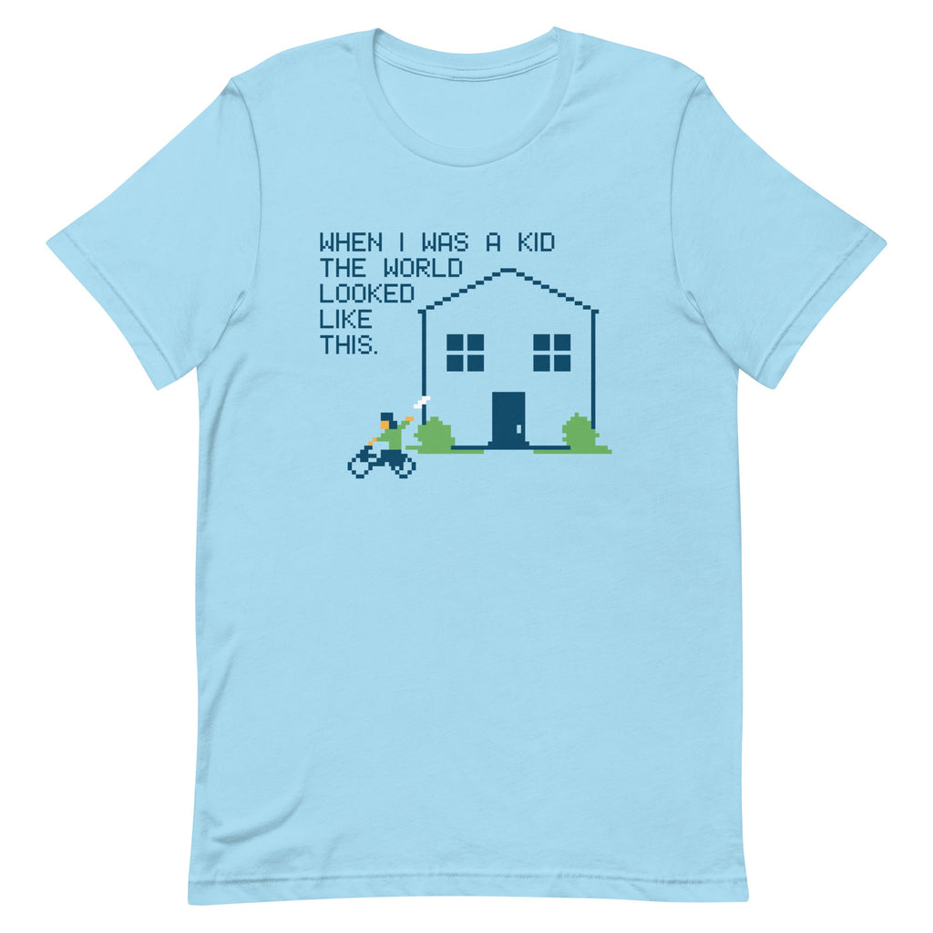 When I Was A Kid The World Men's Signature - Adult & Kids T-Shirts, Sweatshirts & Hoodies apparel design preview 1