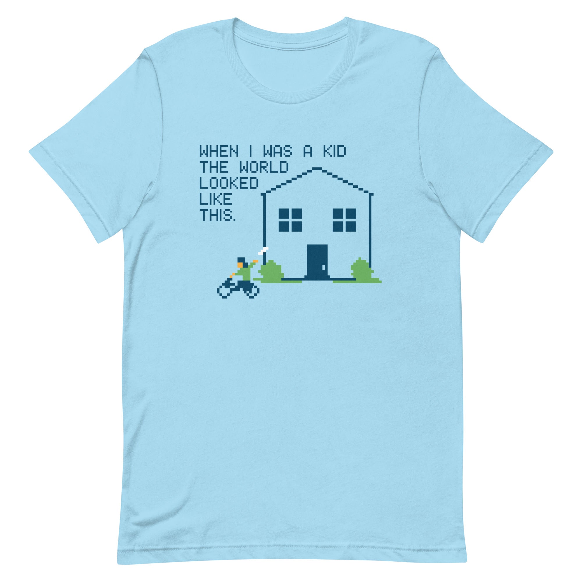 When I Was A Kid The World Men's Signature - Adult & Kids T-Shirts, Sweatshirts & Hoodies apparel design preview 1