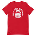 Don't Stop Believing Santa Men's Signature - Adult & Kids T-Shirts, Sweatshirts & Hoodies apparel design preview 1