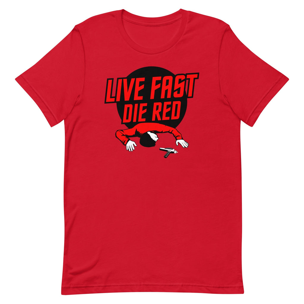 Live Fast Die Red Men's Signature - Adult & Kids T-Shirts, Sweatshirts & Hoodies apparel design preview 1