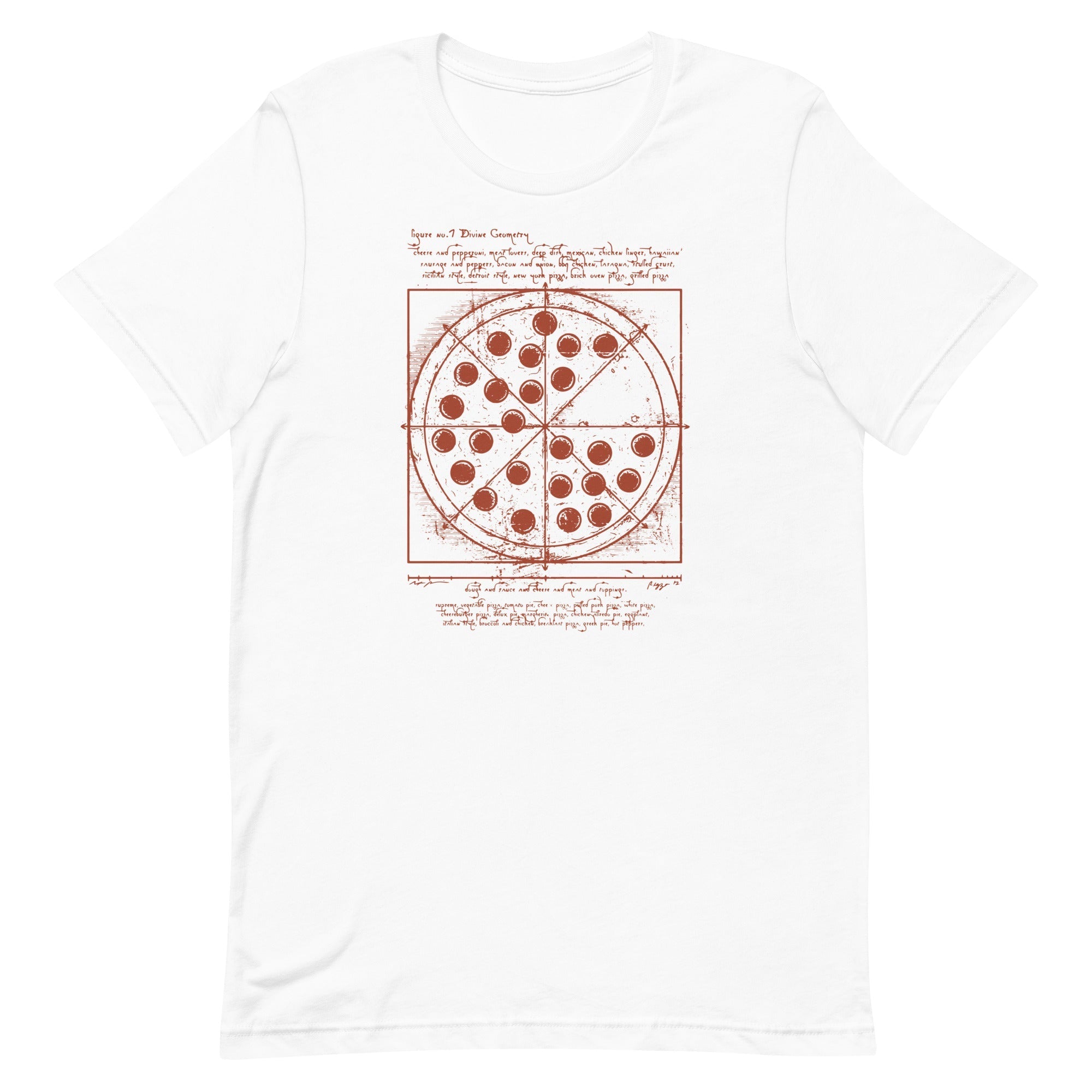 Vitruvian Pizza Men's Signature - Adult & Kids T-Shirts, Sweatshirts & Hoodies apparel design preview 1
