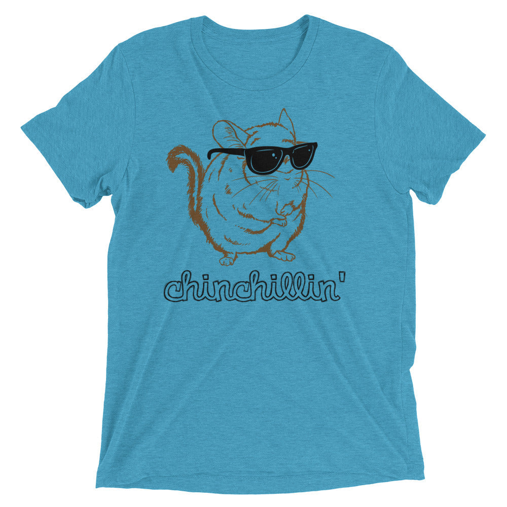 Chinchillin Men's Tri-Blend - Adult & Kids T-Shirts, Sweatshirts & Hoodies apparel design preview 1