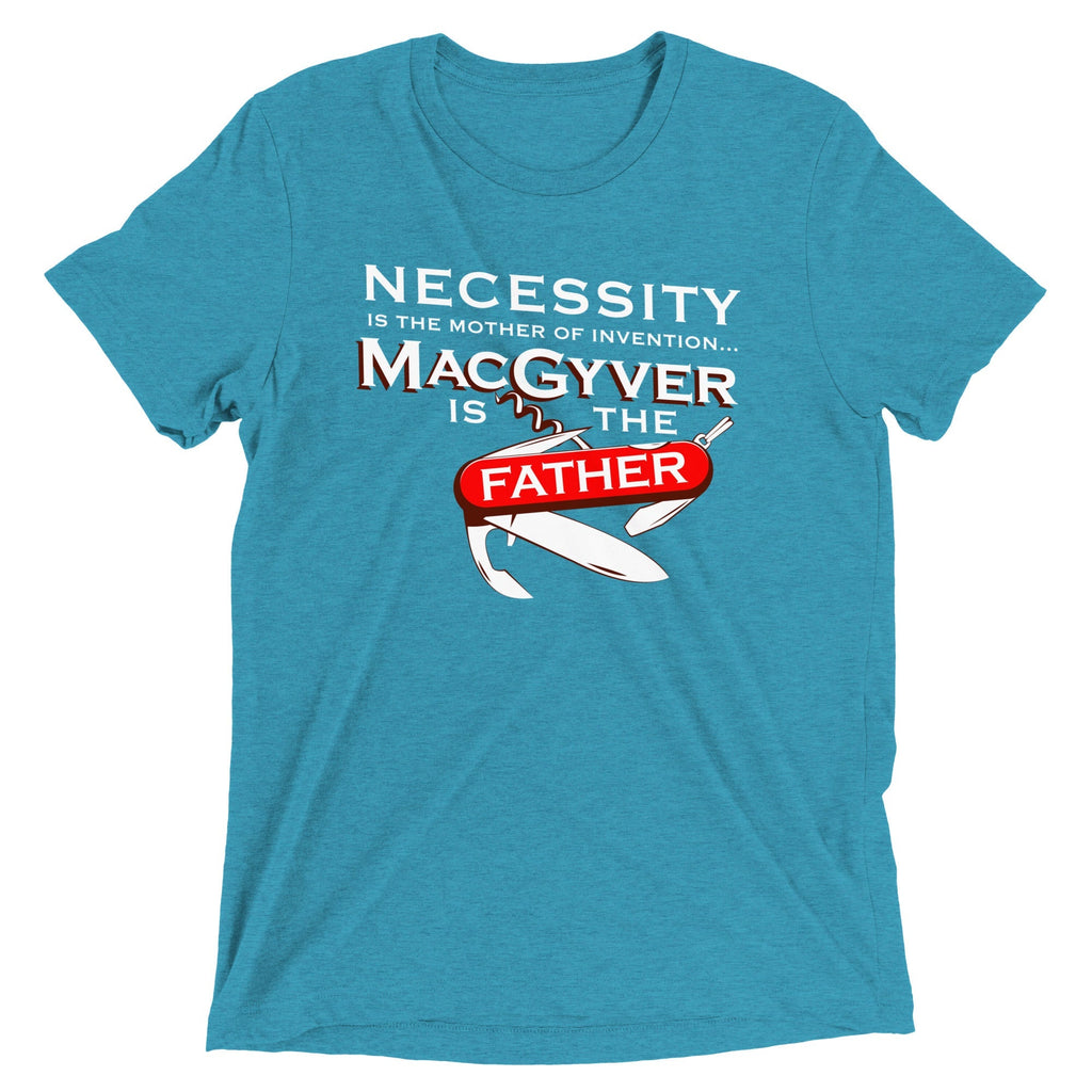 Necessity Is The Mother Men's Tri-Blend - Adult & Kids T-Shirts, Sweatshirts & Hoodies apparel design preview 1