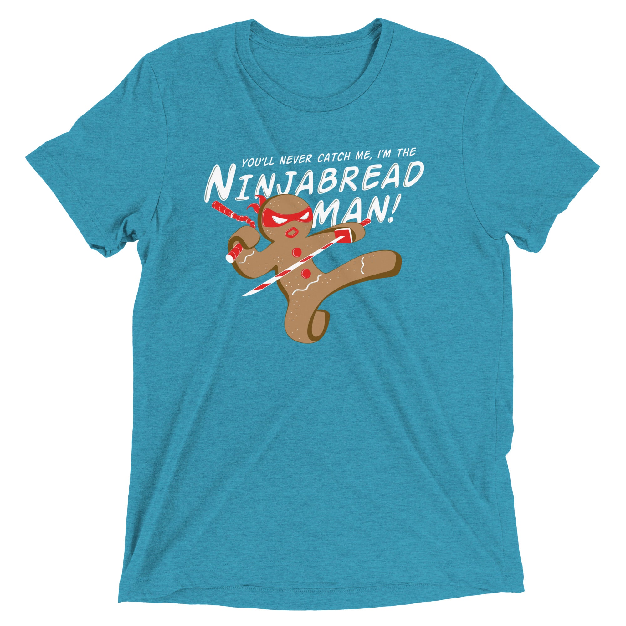 I'm The Ninjabread Man! Men's Tri-Blend - Adult & Kids T-Shirts, Sweatshirts & Hoodies apparel design preview 1