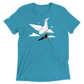 Ninja Glider Men's Tri-Blend - Adult & Kids T-Shirts, Sweatshirts & Hoodies apparel design preview 1