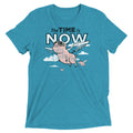The Time Is Now Men's Tri-Blend - Adult & Kids T-Shirts, Sweatshirts & Hoodies apparel design preview 1