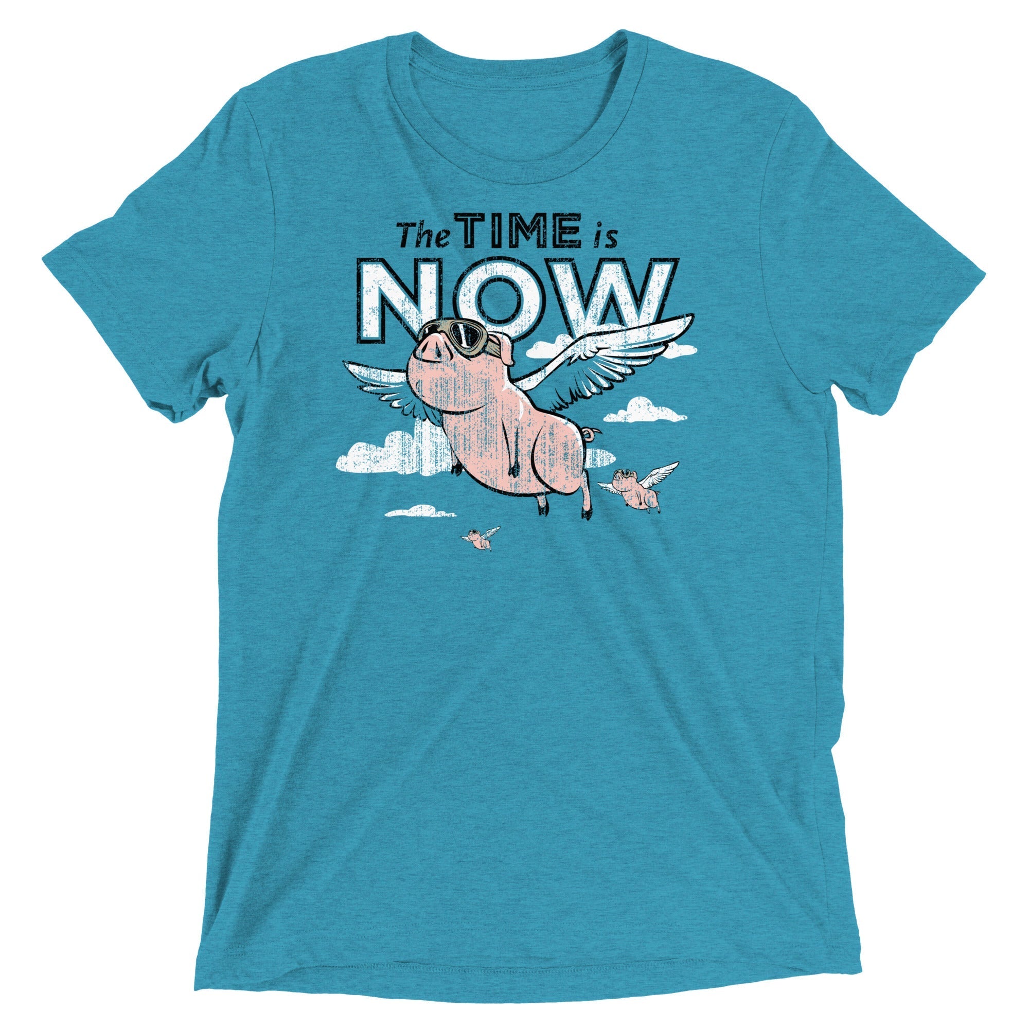 The Time Is Now Men's Tri-Blend - Adult & Kids T-Shirts, Sweatshirts & Hoodies apparel design preview 1