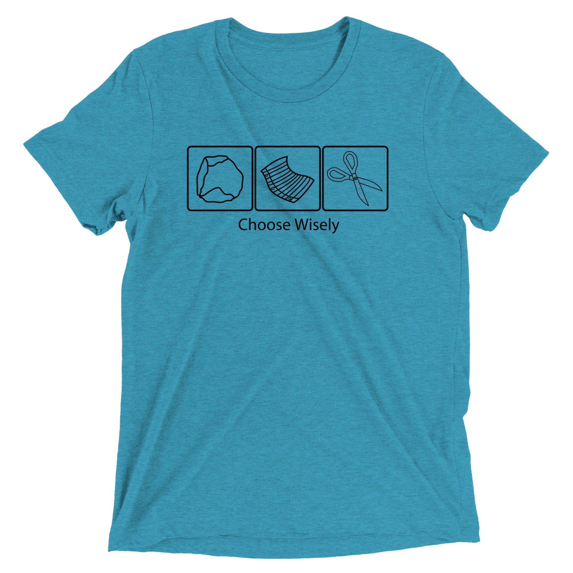 Choose Wisely Men's Tri-Blend - Adult & Kids T-Shirts, Sweatshirts & Hoodies apparel design preview 1