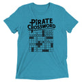 Pirate Crossword Men's Tri-Blend - Adult & Kids T-Shirts, Sweatshirts & Hoodies apparel design preview 1