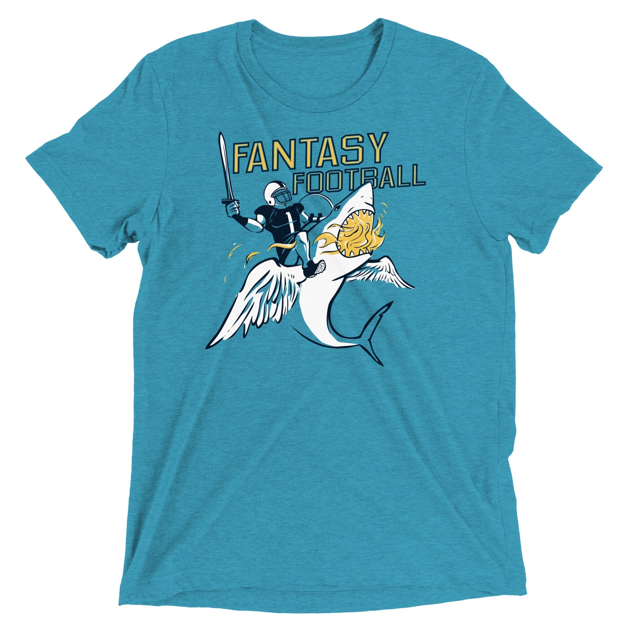 Fantasy Football Men's Tri-Blend - Adult & Kids T-Shirts, Sweatshirts & Hoodies apparel design preview 1