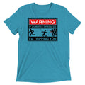 If Zombies Chase Us Men's Tri-Blend - Adult & Kids T-Shirts, Sweatshirts & Hoodies apparel design preview 1